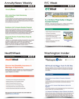 InsuranceNewsNet Newsletters