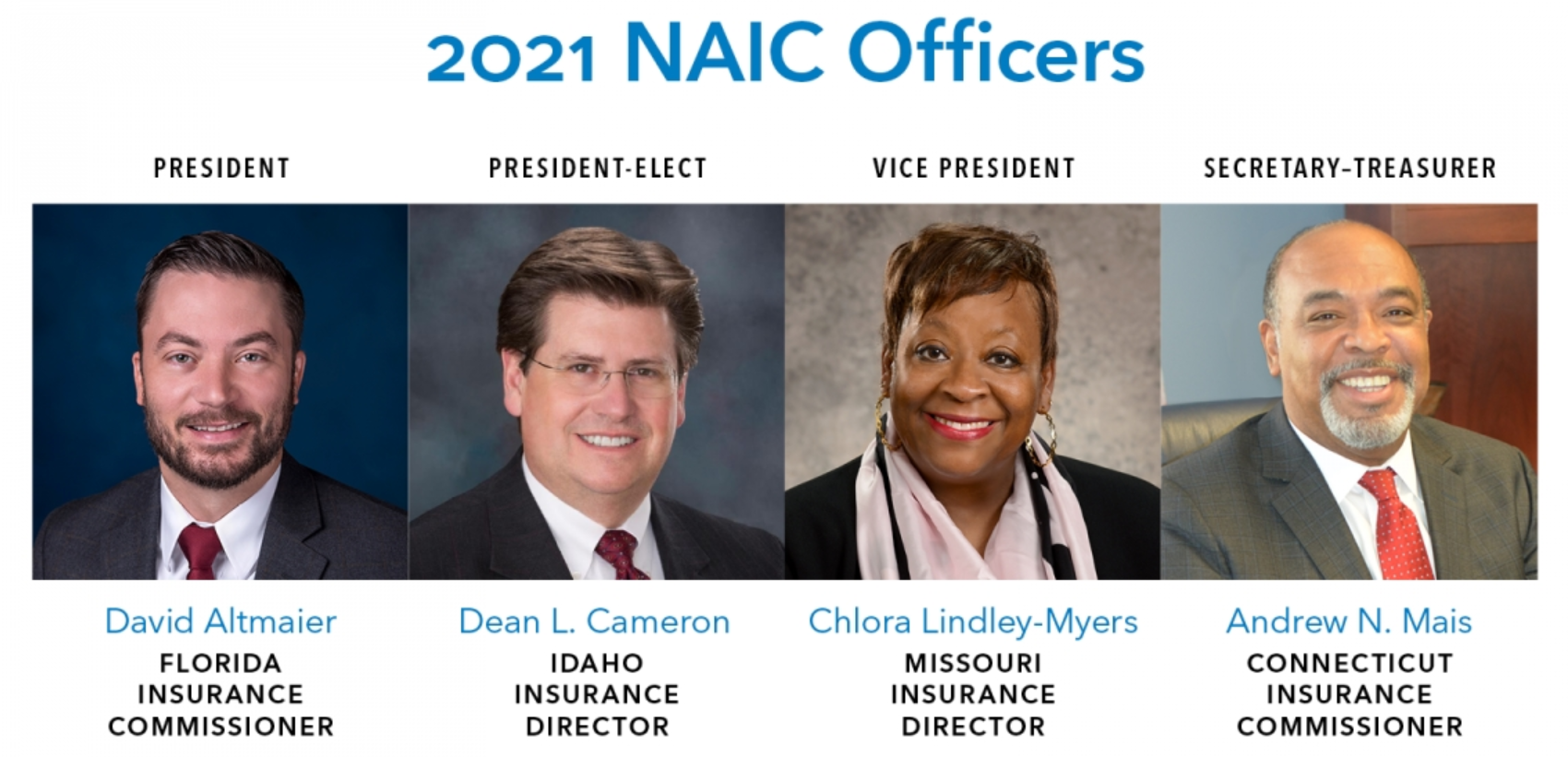 NAIC Names 2021 Officers; PresidentElect Stricken With COVID19