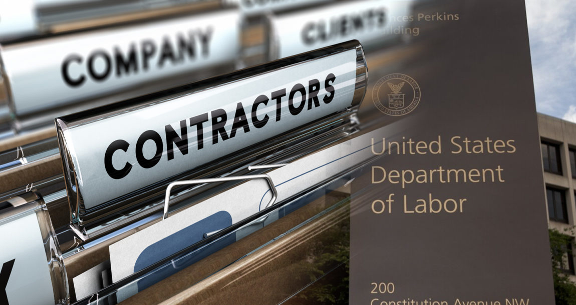 The Labor Department released a new rule on independent contractors today.