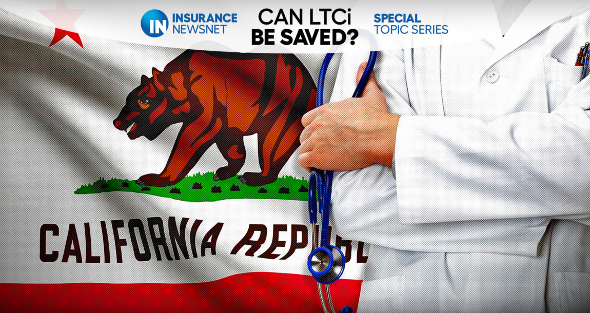 California is studying different LTC options for a benefit plan.