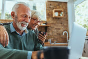 Image showing a very happy senior couple. Survey identifies leading disruptors of the retirement industry.