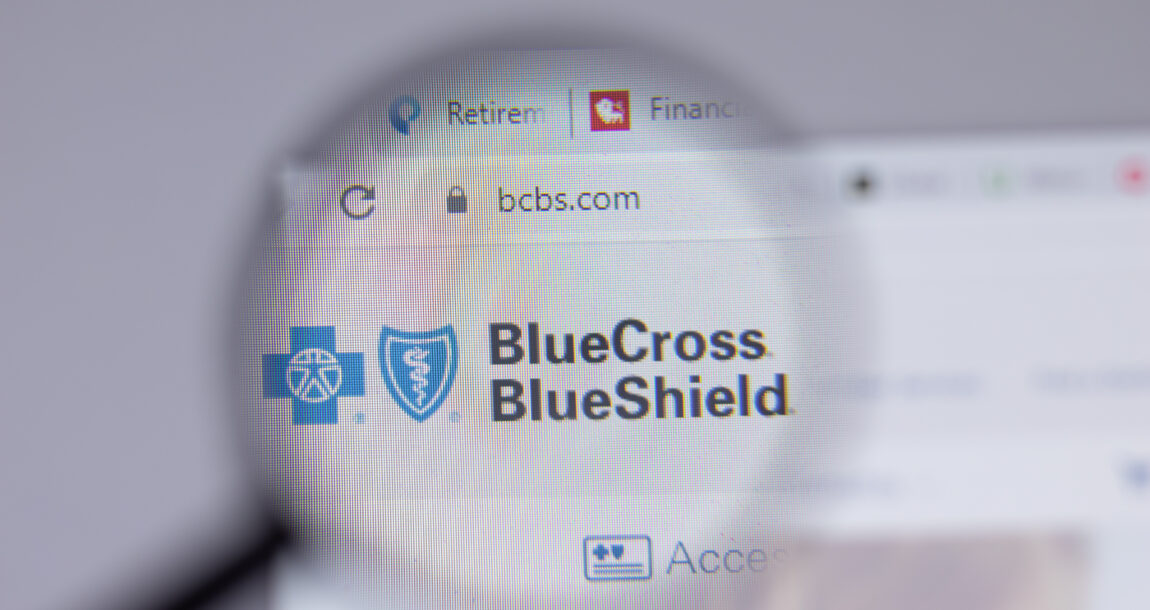 Image of form with Blue Cross Blue Shield form.Blue Cross reorganization in N.C., N.J. prompts fears on premiums, service.