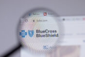 Image of form with Blue Cross Blue Shield form.Blue Cross reorganization in N.C., N.J. prompts fears on premiums, service.