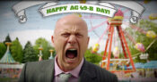 Image of a man shouting "Happy AG 49-B Day!" Will AG 49-B be a May Day or meh day for IUL illustrations?