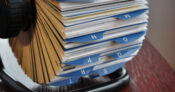 Image of an old-fashioned Rolodex. Advisors increased client engagement as markets got stormy, study says.