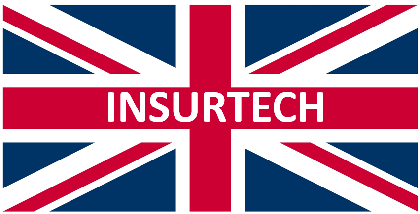 Image of the British flag with the work Insurtech superimposed. The British are coming! US-UK partnership adds 6 insurtechs to Conn.