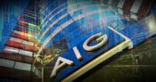 Image shows a building with the AIG logo in front