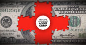 Image of a $100 bill with a red "X" superimposed that has the words "Medicare Advantage Agent Comp".
