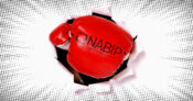 Image of a boxing glove with the NABIP logo on it.