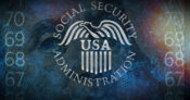 Social Security Administration logo against a background of increasing ages, ranging from 68 to 70. Social-Security-Panel-recommends-steps-to-ensure-solvency.