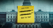 Image of image of Congress covered by a post-it note with "Health Care" and "Retirement" crossed out. Congress-unlikely-to-take-up-health-care,-retirement-issues-this-year.