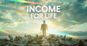 Image showing a figure against a vast landscape with the words "Income for Life" overlaying the image. Economic-challenges-spur-need-for-employer-sponsored-lifetime-income-options.