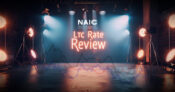 Image shows the words, "NAIC LTC Rate Review."