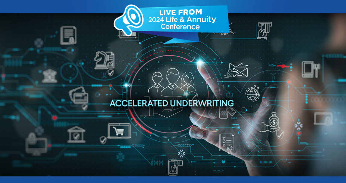 Complex view of virtual data being use for accelerated underwriting. LIMRA-panelists-suggest-best-practices-for-accelerated-underwriting.