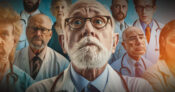 Image of numerous doctors and patients in a crowd. Health-care-in-2024--The-patients-are-not-all-right.