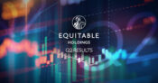 Image shows the Equitable Holdings logo and the words, "Q2 Results."