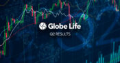 Image shows the Globe Life logo and the words "Q2 results."