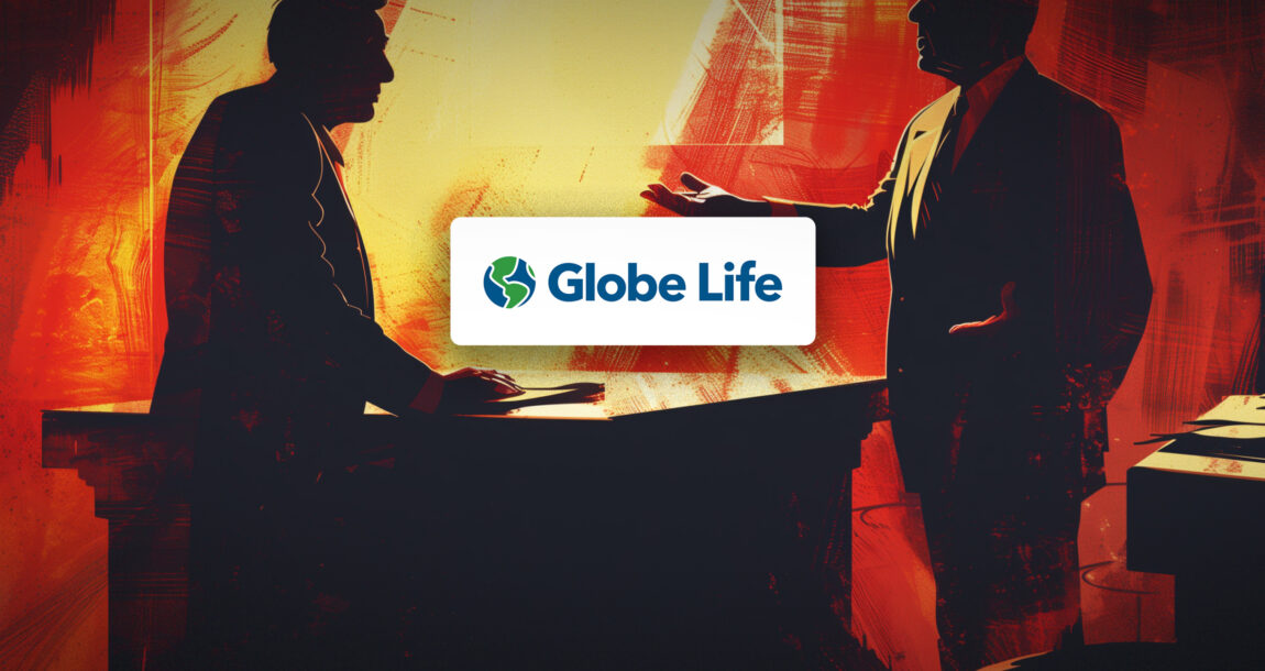 Image shows the Globe Life logo.