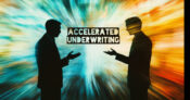 Image shows the words "Accelerated Underwriting"