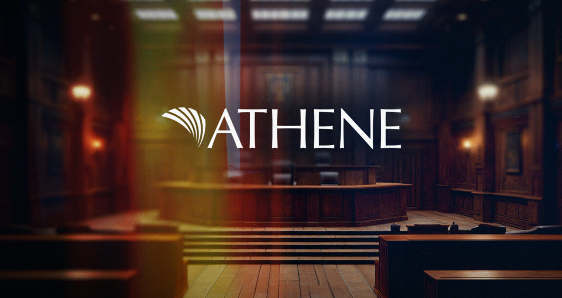 Image shows the Athene logo