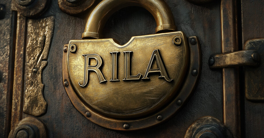 Image shows a lock with "RILA" on it