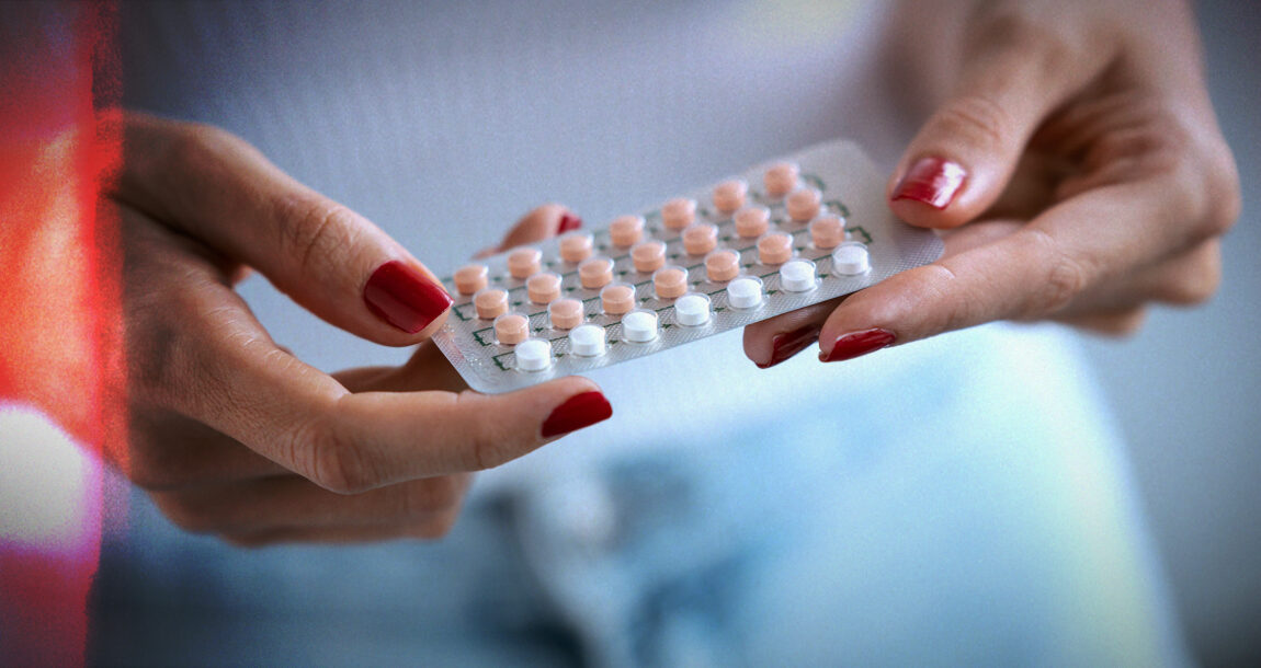 Image of a woman holding a packed of birth control pills. Biden-administration-proposes-expanding-coverage-for-birth-control-other-services.