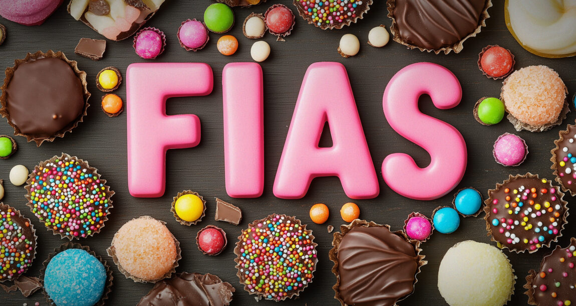 Illustration of the letters "FIAS" surrounded by delicious looking chocolate candies. FIAs-in-a-sweet-spot-right-now-Security-Benefit-exec-says.