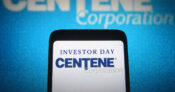 Image shows the Centene logo and the words "investor day."