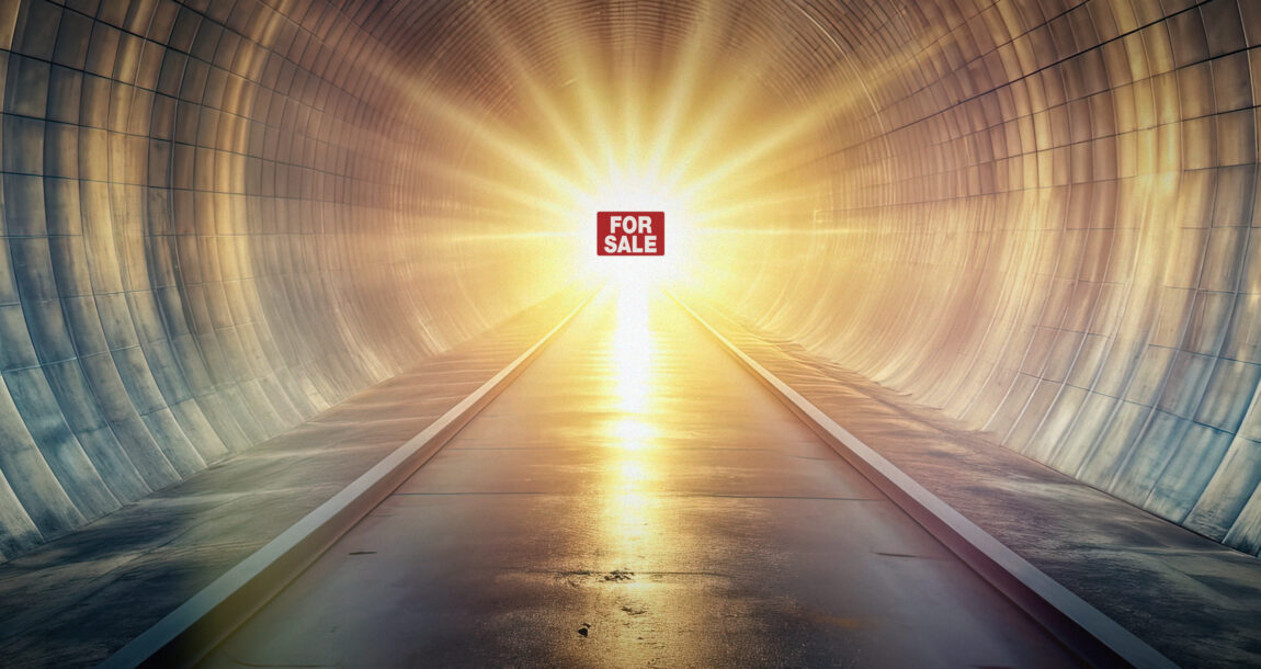 Image shows a tunnel with light at the end.