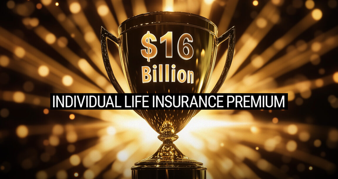 Illustration showing fireworks and stating the record $16Billion life insurance premium sales for 2024. LIMRA-US-Individual-Life-Insurance-Premium-Exceeds-$16-Billion-in-2024-Setting-New-Record.