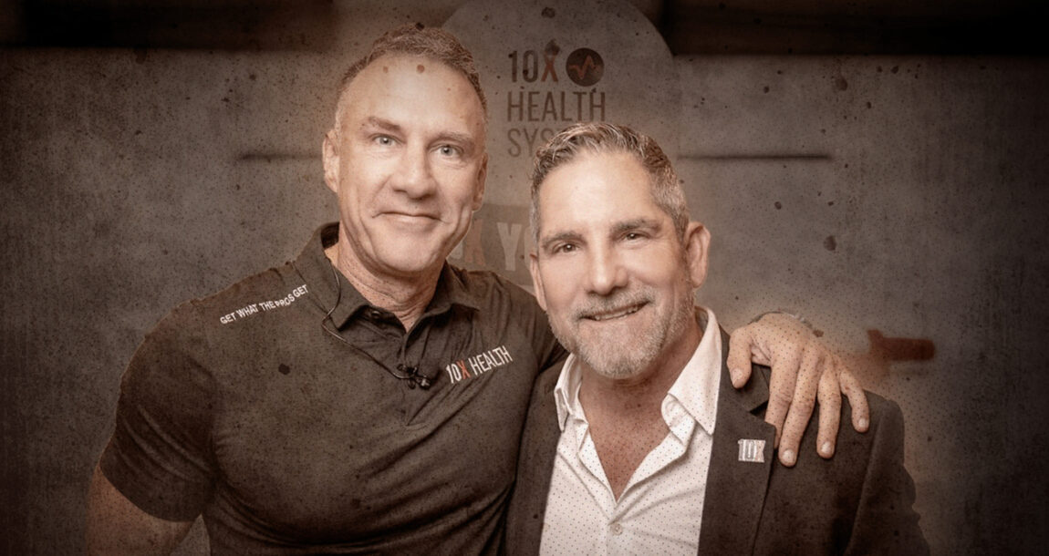 Image shows Gary Brecka and Grant Cardone in happier days.