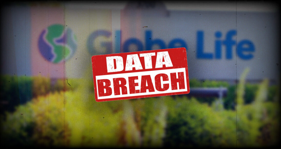 Image shows the Globe Life logo and the words "Data Breach"