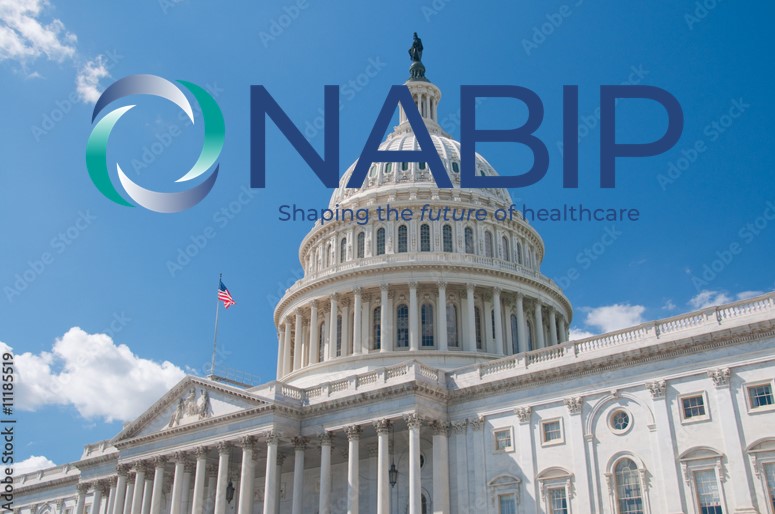 Image of US Capitol building with the NABIP logo overlaying. Health agents optimistic.