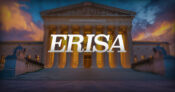 Image of the U.S. Supreme Court building with "ERISA" overlaying the image. Supreme-Court-to-look-at-ERISA-rules-in-upcoming-Cornell-case.