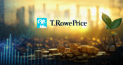 T. Rowe Price logo overlaying an image of money with a symbolic small plant flourishing in the bright light. T-Rowe-Price-Trends-that-will-shape-retirement-in-2025.