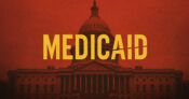 Image of the U.S. Capitol with the word "MEDICAID" overlapping. Medicaid-cuts-move-closer-to-reality.
