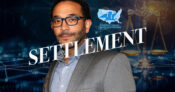 Image shows Emmanuel Hostin and the word "Settlement."