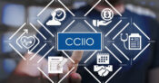 Illustration indicating icons representing the process to enroll in a federal health insurance plan is the initials "CCIIO" overlapping the image. CCIIO-rescinds-policy-that-agents-said-hindered-health-enrollments.