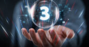 Photo illustration showing a hand with a number 3 floating above it. 3-things-to-know-as-Medicare-AEP-is-here.