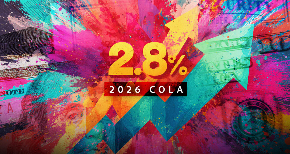 Social Security COLA to increase 2.8%.