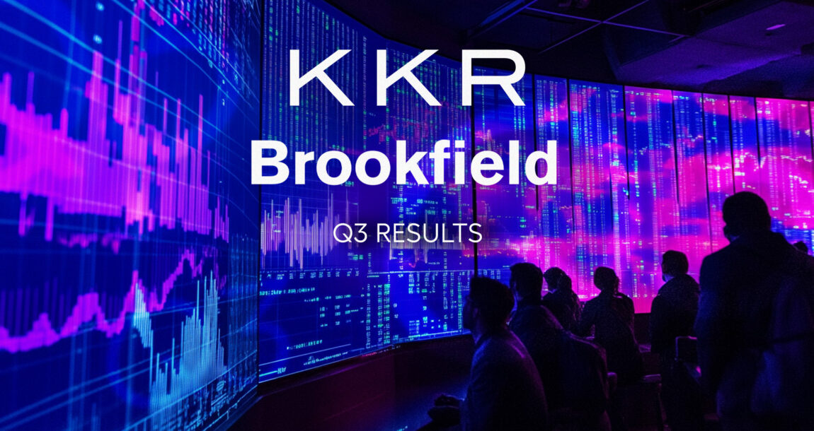 Image shows the KKR and Brookfield logos
