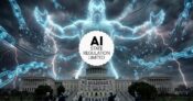 Image shows the words, "AI State Regulation Limited."