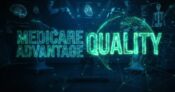 Illustration showing the words "Medicare Advantage Quality".