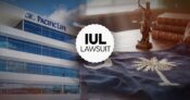 Image shows the words, "IUL Lawsuit."