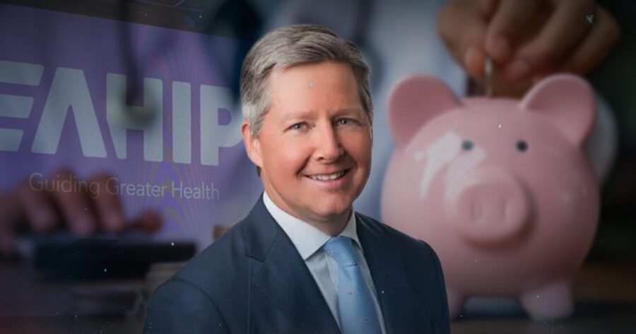 Image shows the AHIP CEO