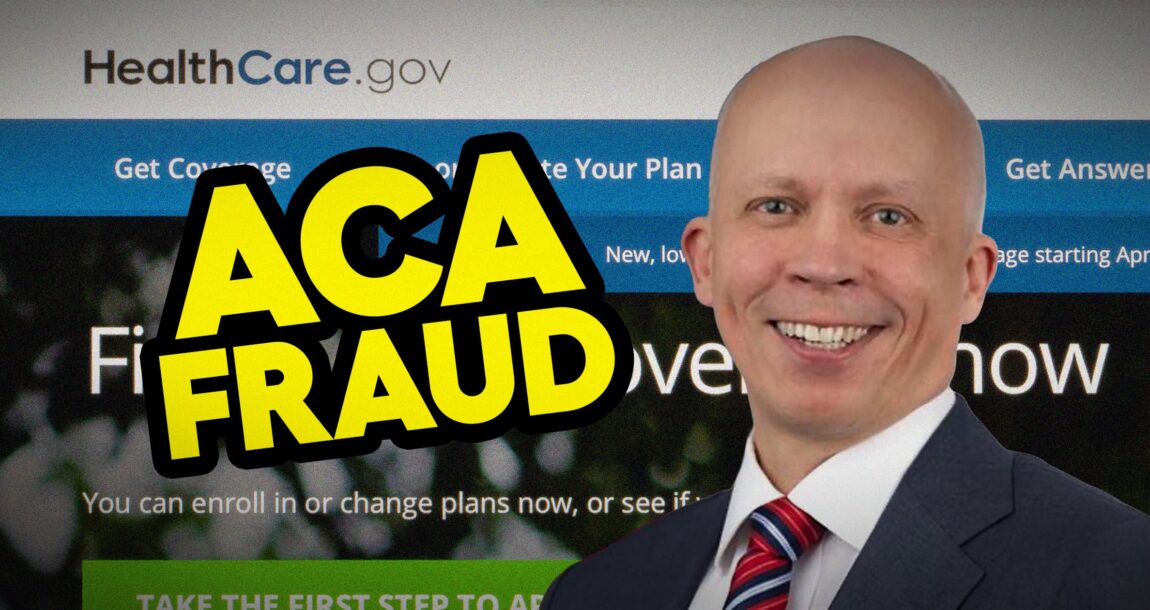 Image shows the CCIIO chief and the words, "ACA Fraud"