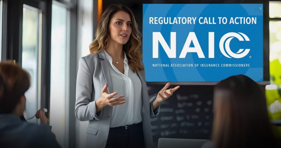 Image shows the NAIC logo