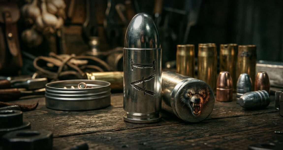 Image shows a bullet