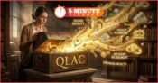 Image shows the 5-Minute Finance logo and a chest marked "QLAC."