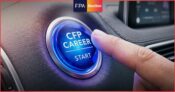 Image shows a finger set to push a CFP Career button